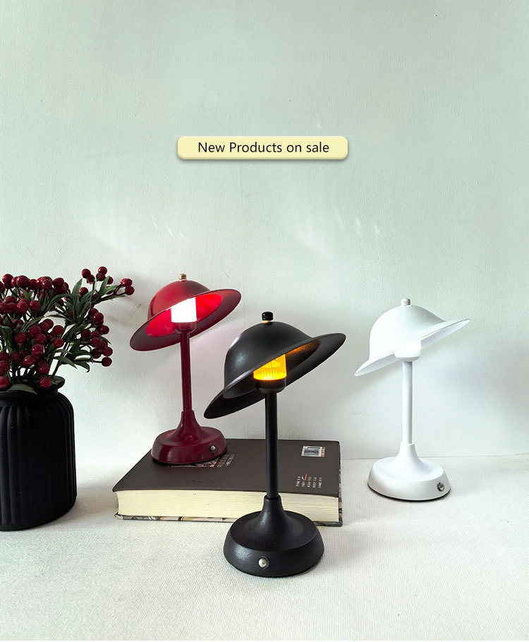 New creative sliding variable shape small lamp Nordic modern bedside bar bedroom USB charging touch wireless charging lamp