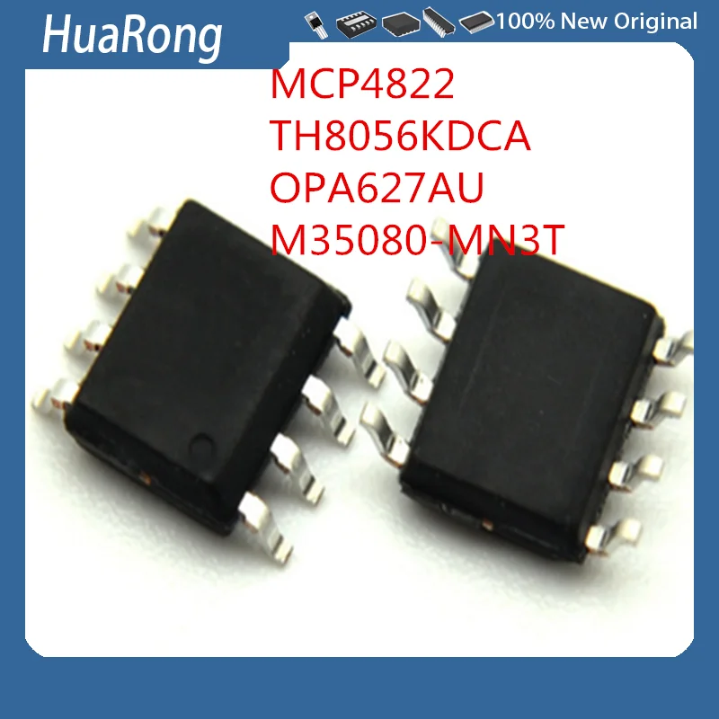 10Pcs/Lot  MCP4822 MCP4822-E/SN   TH8056KDCA TH8056  OPA627AU OPA627   M35080-MN3T M35080-MN3 M35080MN3 M35080 3 35080 3    SOP8