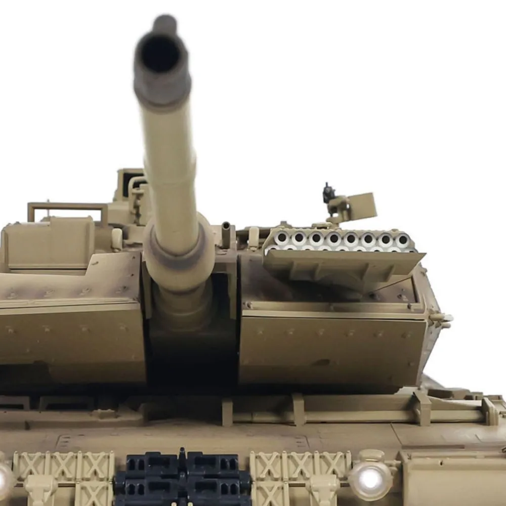 1/16 통데 RC 적외선 전투 탱크 판저 독일 레오파드2A7 전동 RTR 군용 탱크 모델 장난감 소년 선물 TH23299