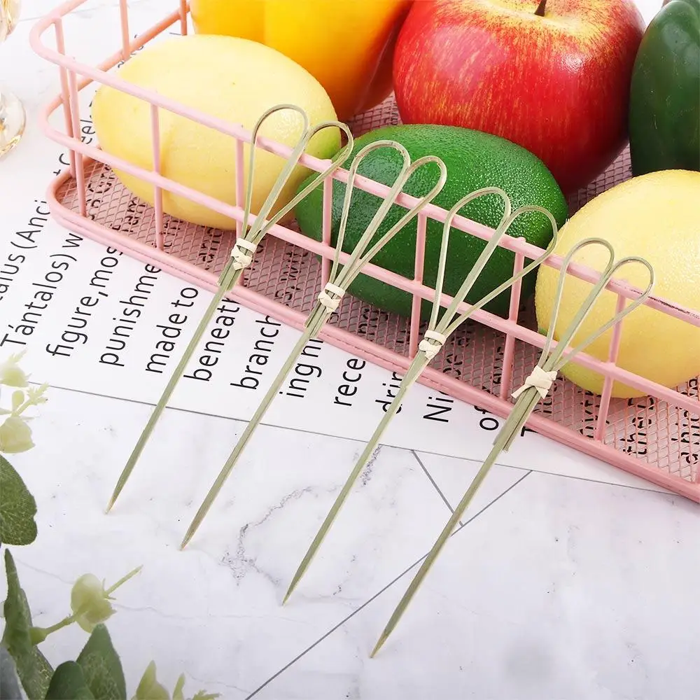 Party Cocktail Bambus Einweg dekorative Cocktail Zahnstocher Sticks Spieß Picks