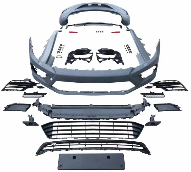 

Flying Wing High Quality Factory For VW Scirocco 2015-2017 Upgraded To R Style Bodykit Car Bumper Front Rear Bumper F
