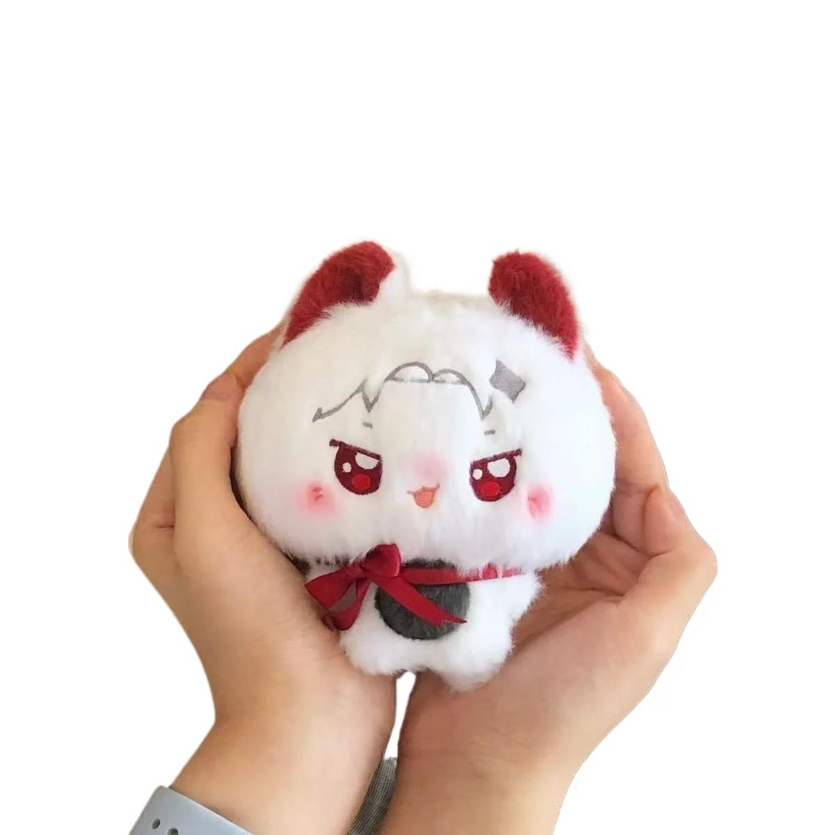 

Anime Love and Deepspace Sylus Caleb Rafayel Xavier Zayne Cosplay Bun Series Fluffy Cotton Maumet Cartoon Puppet Pendant Xmas