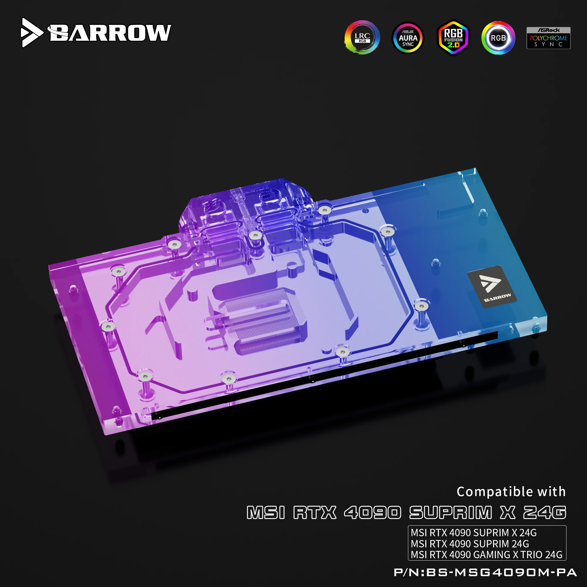 Barrow PC Full Cover RGB GPU V – обзор и цена Pc Gaming Xịn