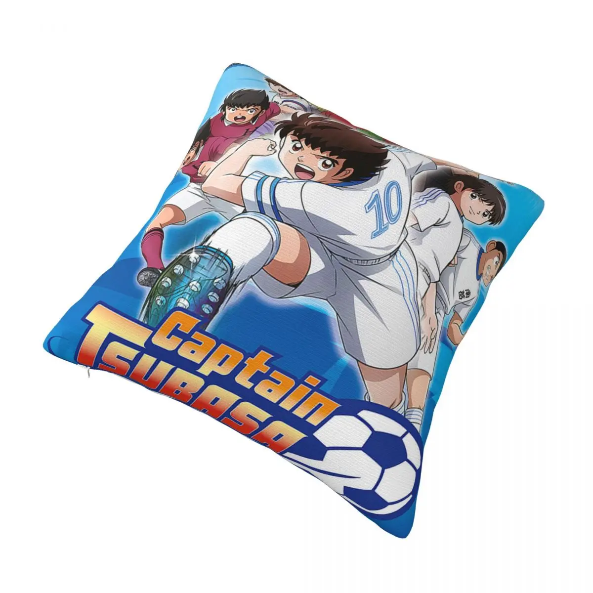 Captain Tsubasa Anime Pillowcase Printing Polyester Cushion Cover cartoon young football player Pillow Case Cover Home 45X45cm