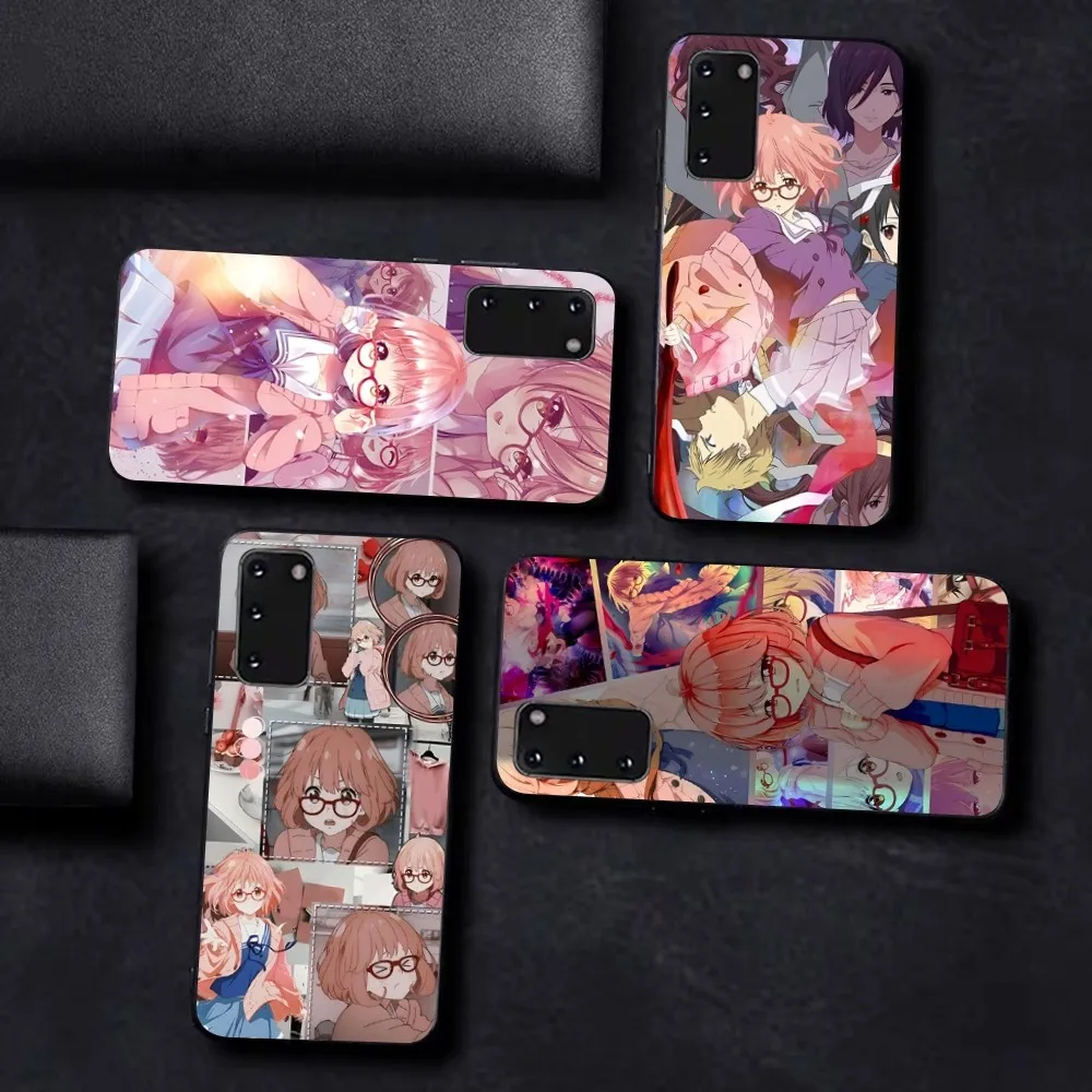 

Canvas Painting Beyond The Boundary Anime Phone Case For Samsung S 9 10 20 21 22 23 30 23plus lite Ultra FE S10lite Fundas