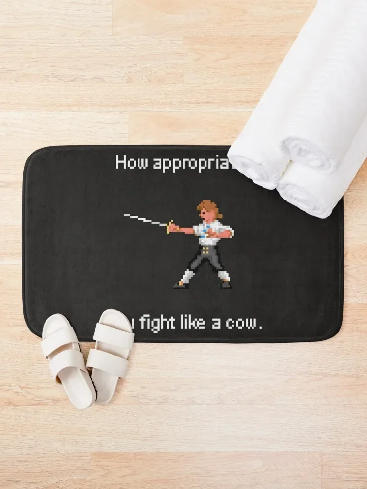 How appropriate. You Fight like a cow. Bath Mat Bathrooms Accessories Novelties Floors For Bathroom Household Items Mat