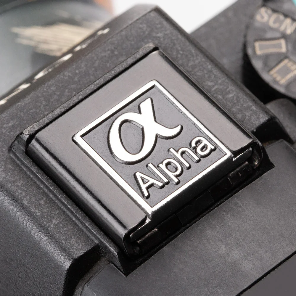 Metalowa osłona gorącej stopki aparatu Przycisk migawki do Sony A7M3 A7R5 A7R4 ZVE1 A6400 A6700 A1 A9 FX3 A7M4 A7C2 Akcesoria fotograficzne — zdjęcie produktu 6