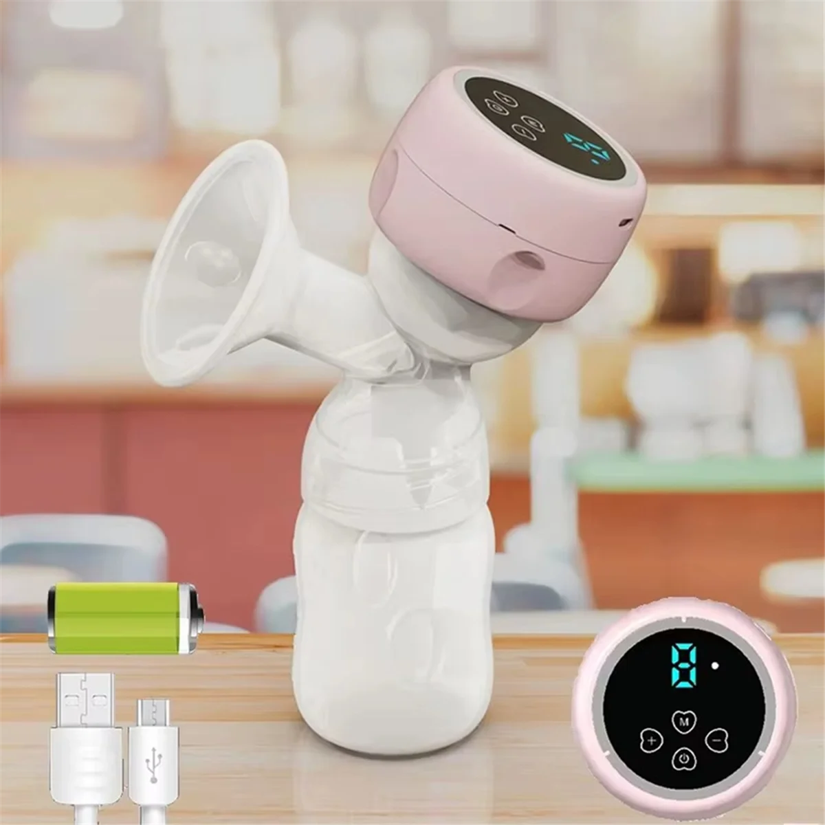 A11I Portable Electric Breast Pump USB Chargable Silent Portable Milk Extractor Automatic Milker Comfort Breastfeeding