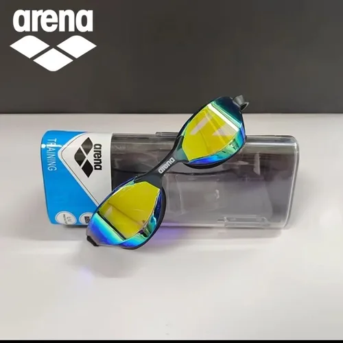Arena HD Gafas de natación galvanizadas Lente de alta transparencia Entrenador de carreras profesional Recomendado Unisex para competiciones
