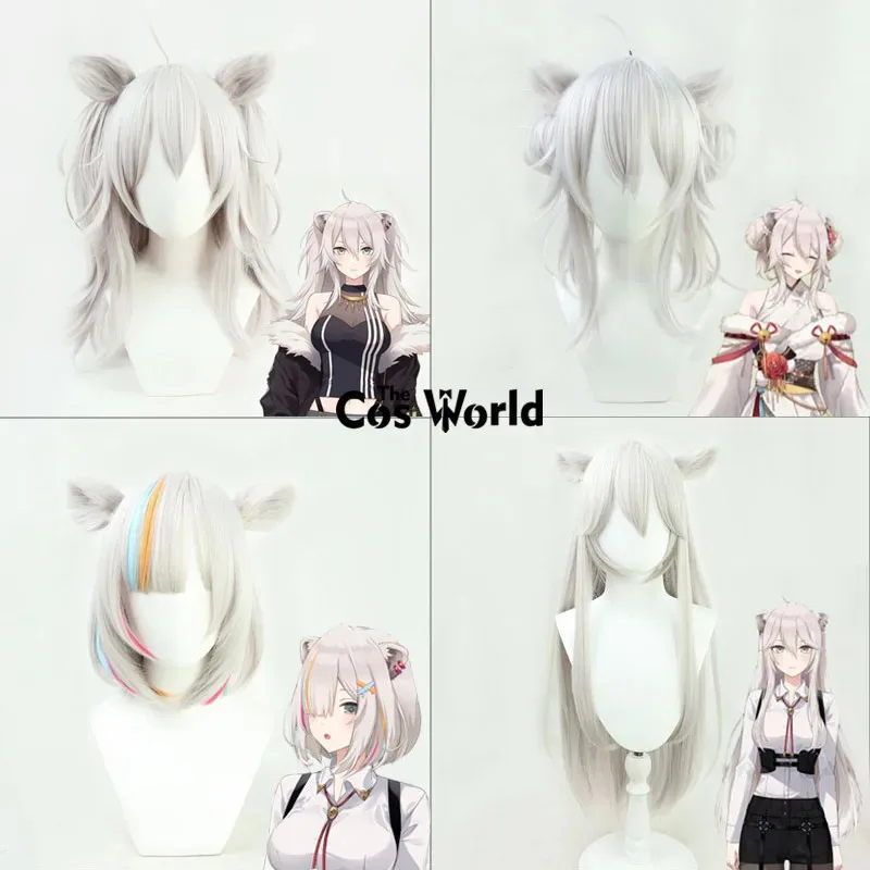 

Virtual YouTuber VTuber Shishiro Botan Anime Cosplay Wigs Fiber Heat Resistant Synthetic Hair + Wig Cap