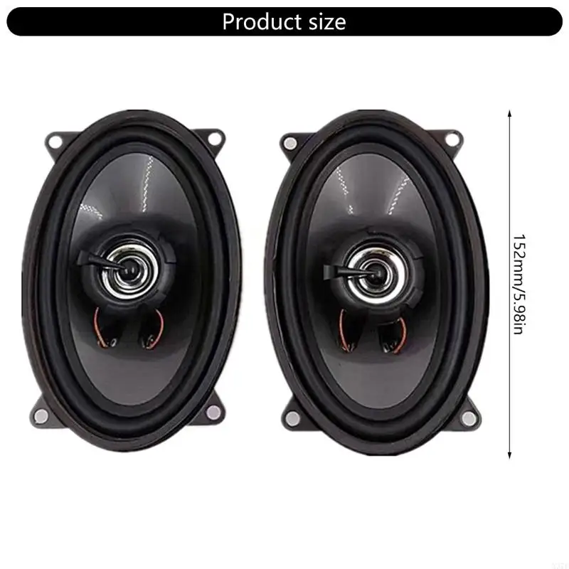 مكبرات صوت محورية صوتية فائقة ، إعدادات سهلة ، توافق واسع النطاق 2pcs x37f