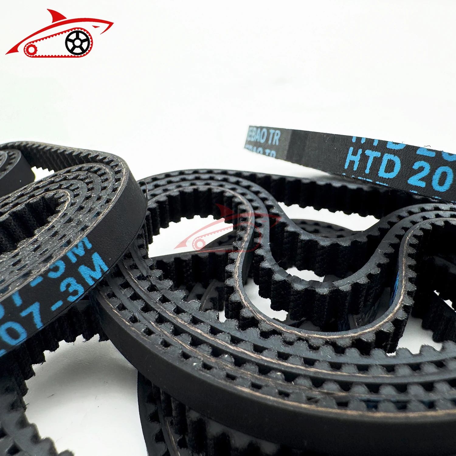 HTD 3M Timing Belt Length 90 99 123 126 156 162 174 189 201 213 225 231 234 237 240 249 252 255mm Width 6-20mm Rubber Drive Belt