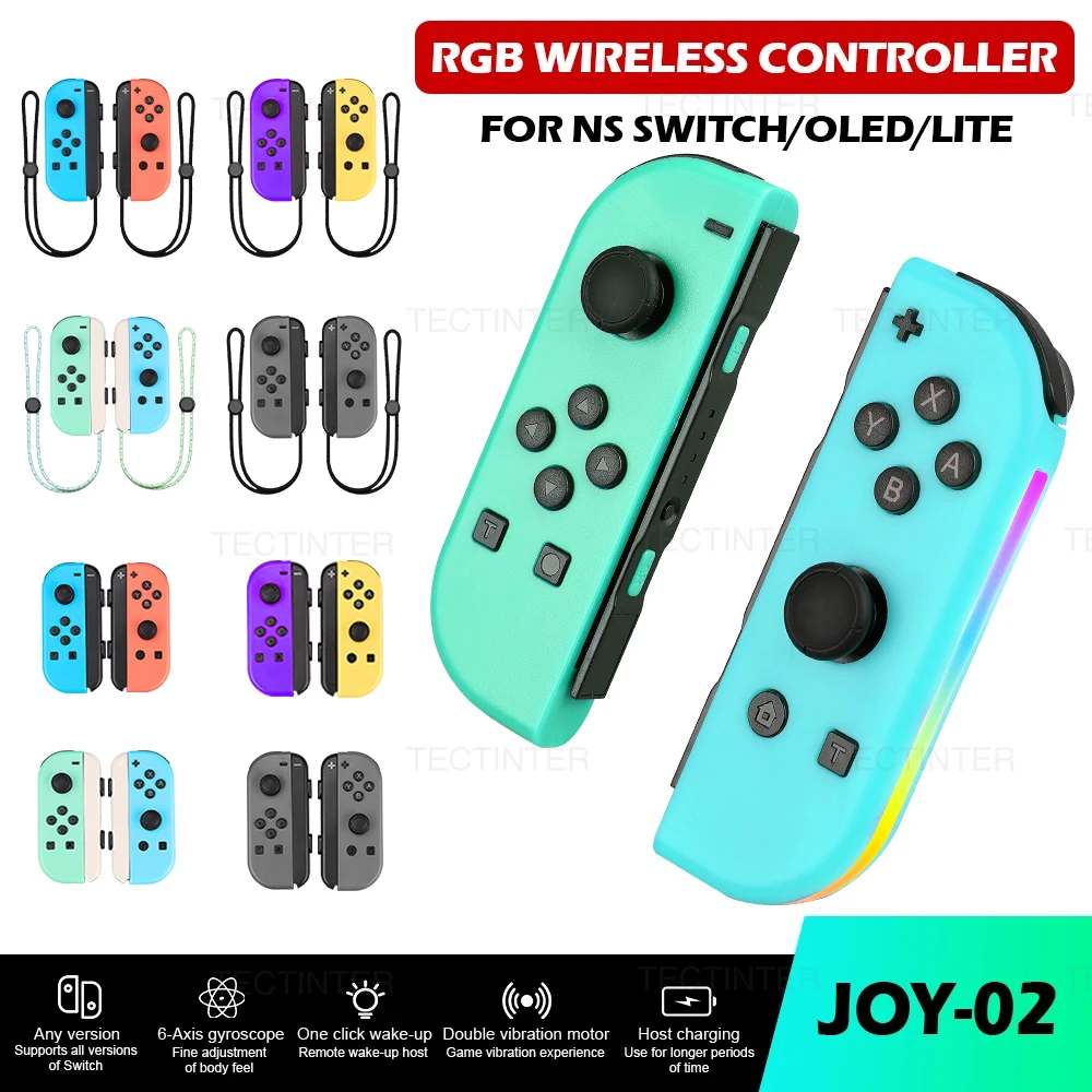 Compatible with NS Switch/Lite/OLED Controller Joypad Wireless Joystick Gamepad Controle with Wake-up/Screenshot Function