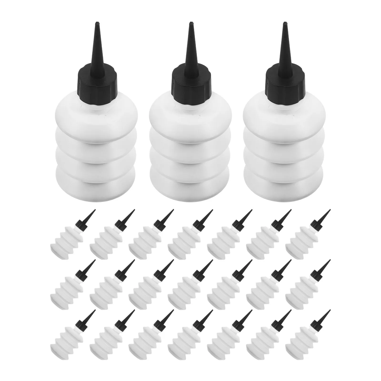 24Pcs Oil Based Marker Ink Refill Permanent Pigment Large Tip Marker Replacement for DIY Office School Home Weather Resistant