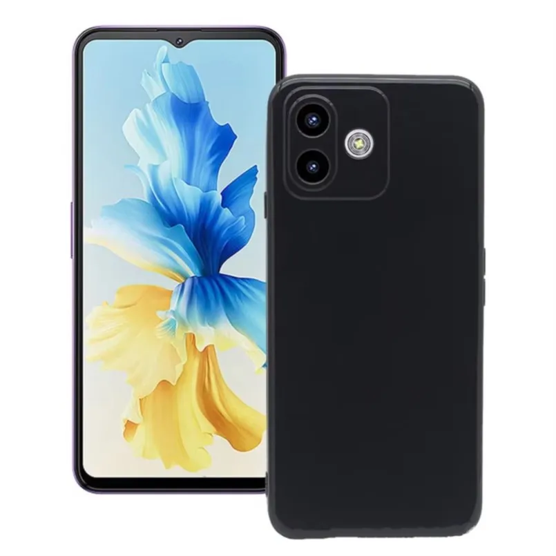 Мягкий чехол из ТПУ для Cubot Note 40, черный глянцевый чехол для телефона Cubot Note 40, силиконовый защитный чехол на заднюю панель