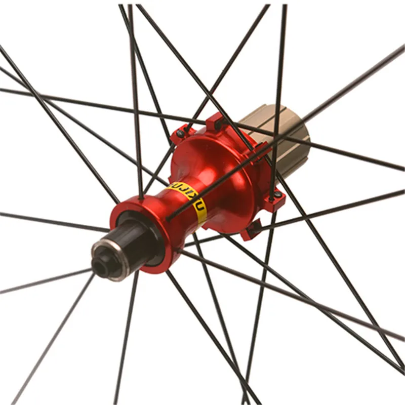 Ultra light bike wheelset 700C16/21V Brake Wheels bmx Road Bicycle Wheel Aluminium Alloy Road Whee First two rear four bearing