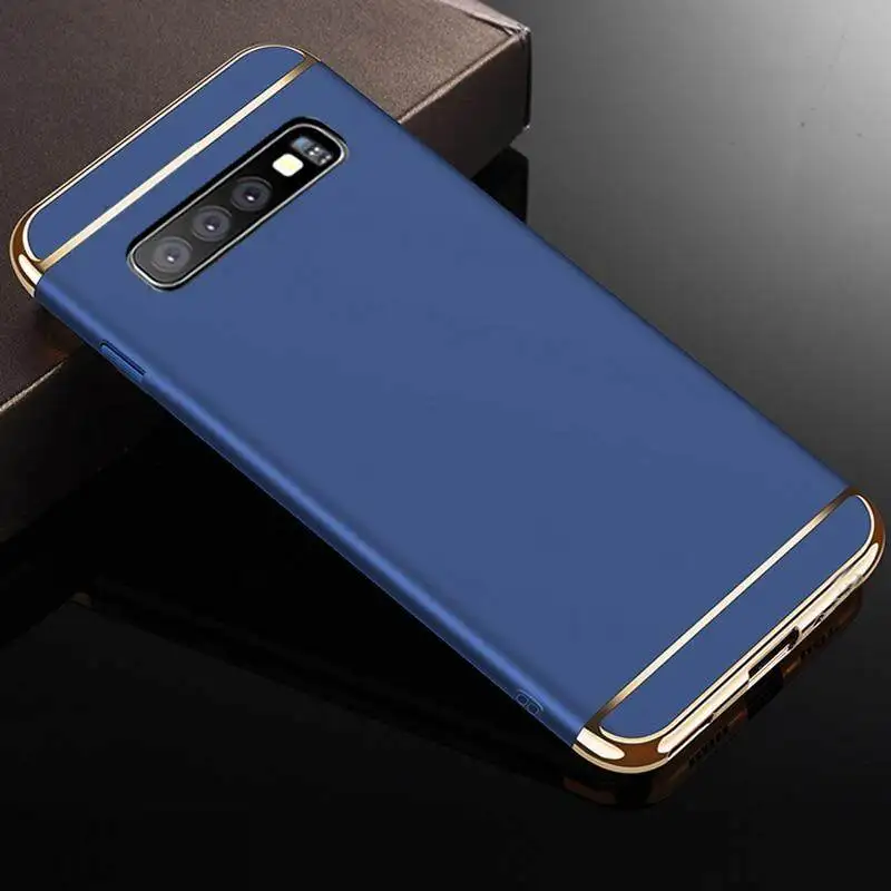 For Samsung Galaxy S21 S20 S10 Plus Ultra S10e Phone Case, Luxury 3 In 1 Case Ultra Slim Hard Cover Removable Casing