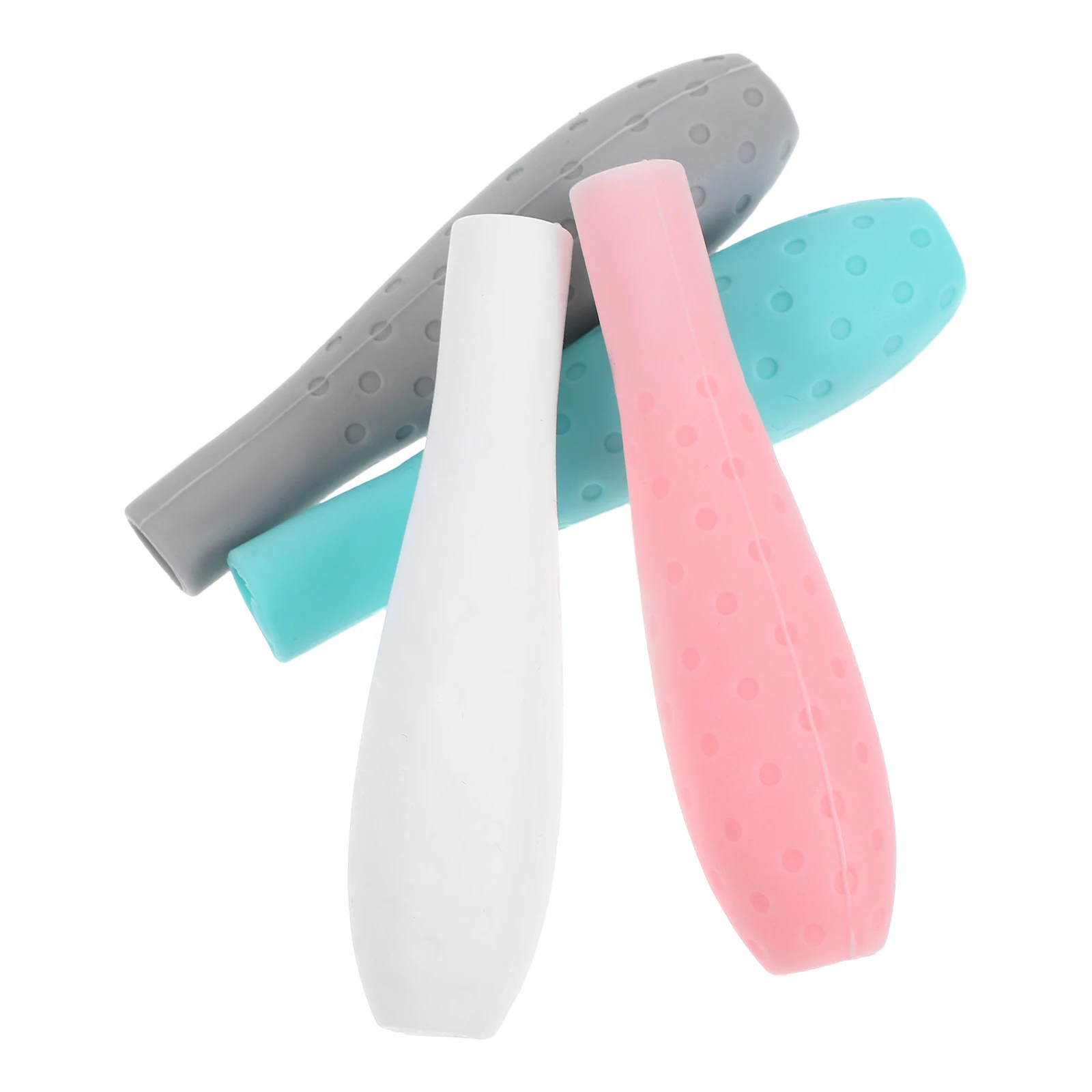 4pcs Stylus Pen Accessories Ergonomic Non Slip Silicone Grip Holder Protective Sleeve for Handwriting Drawing
