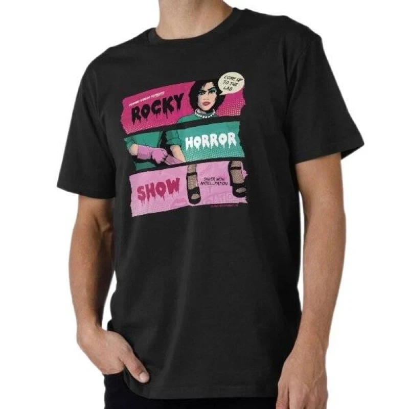 

Gothic Horror Film Rocky horror picture show movie Gift T Shirt 0612 Frank-N-Furter Print Graphic clothes US Size tops S-6XL