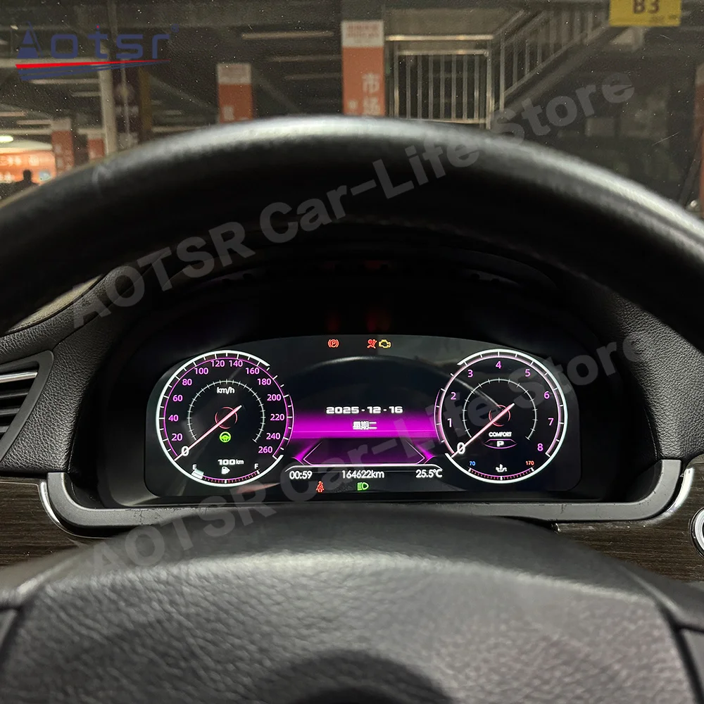 Linux 12.3Inch For BMW 5 6 7 Series X3 X5 2009~2018 With CarPlay LCD Dashboard Panel Car Instrument Cluster Modification Display