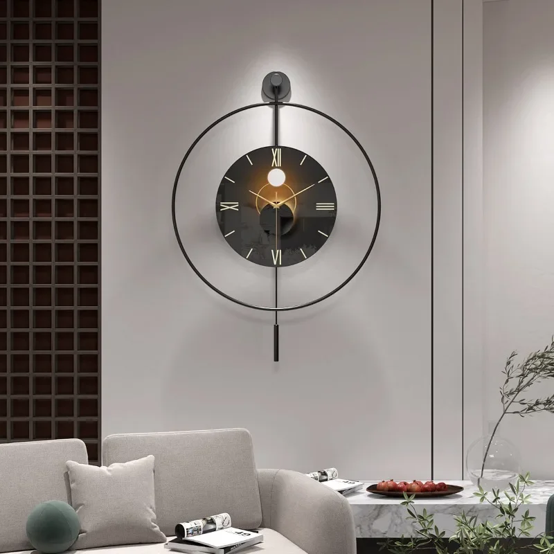 Modern Wall Clocks Living Room Minimalist Wall Watch Creative Bedroom Silent Round Clocks Fashion Home Decoration Accessories