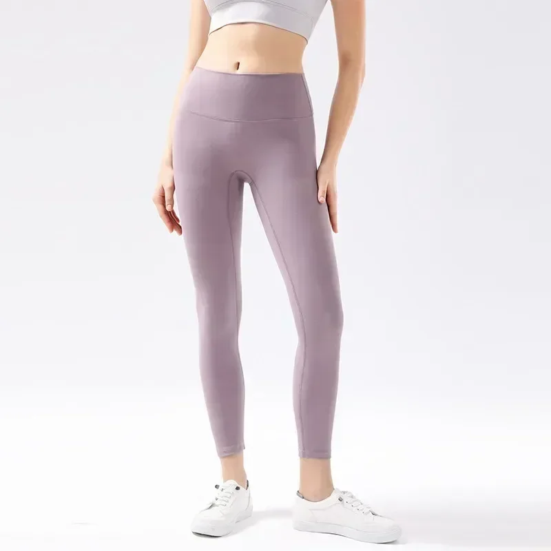 

Lemon High Waist Yoga Sports Pants Women Tummy Control Squat Proof Elasticity Trousers Fitness Sweatpants Gym Seamless Leggings