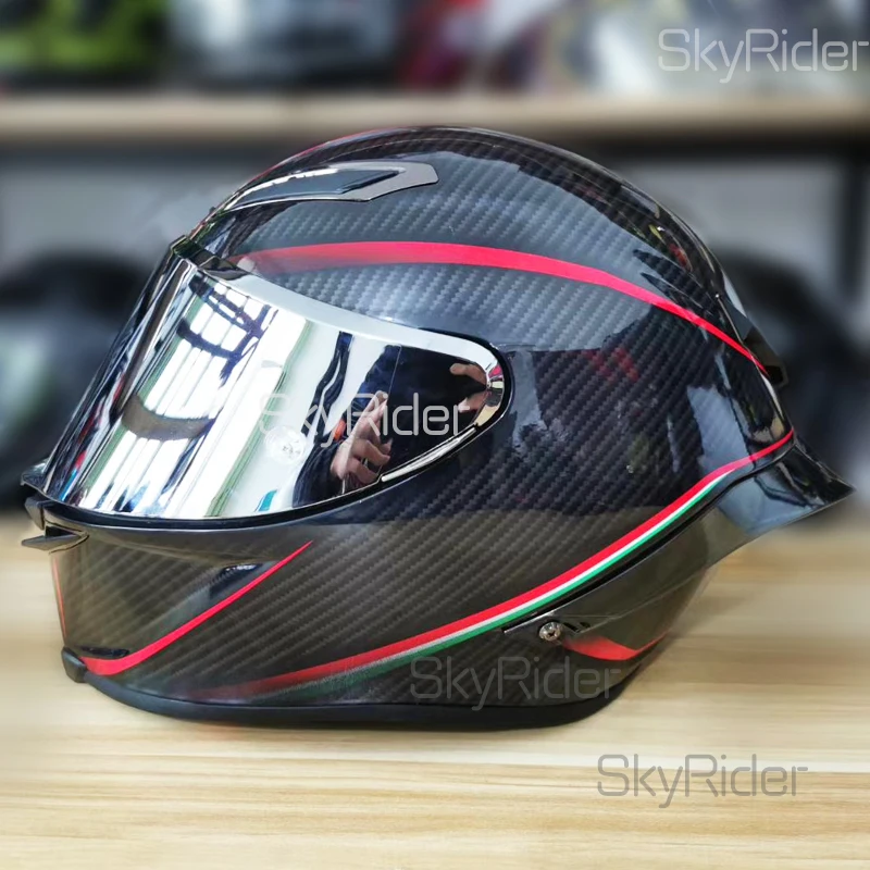 Full Face Motorcycle helmet black red track   pista GPR  Helmet  helmet Riding Motocross Racing Motobike Helmet