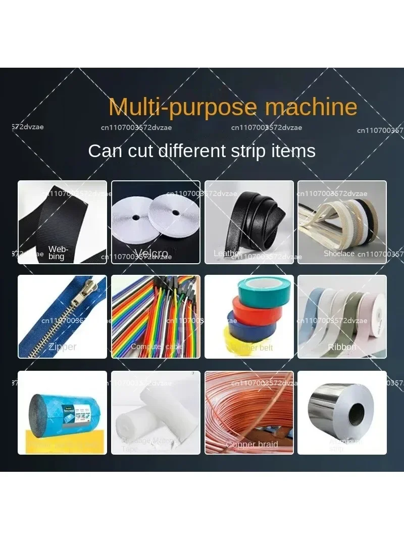 Fully Automatic Belt Cutting Machine for Non-Woven Cloth Ear Tape Webbing with Safety Goggles Hot/Cold Elastic Cloth Belt