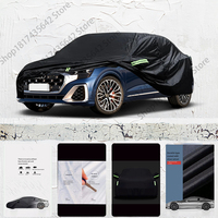 For Audi SQ8 Fit Outdoor Protection Full Car Covers 210T Snow Cover Sunshade Waterproof Dustproof Exterior Car cover Black