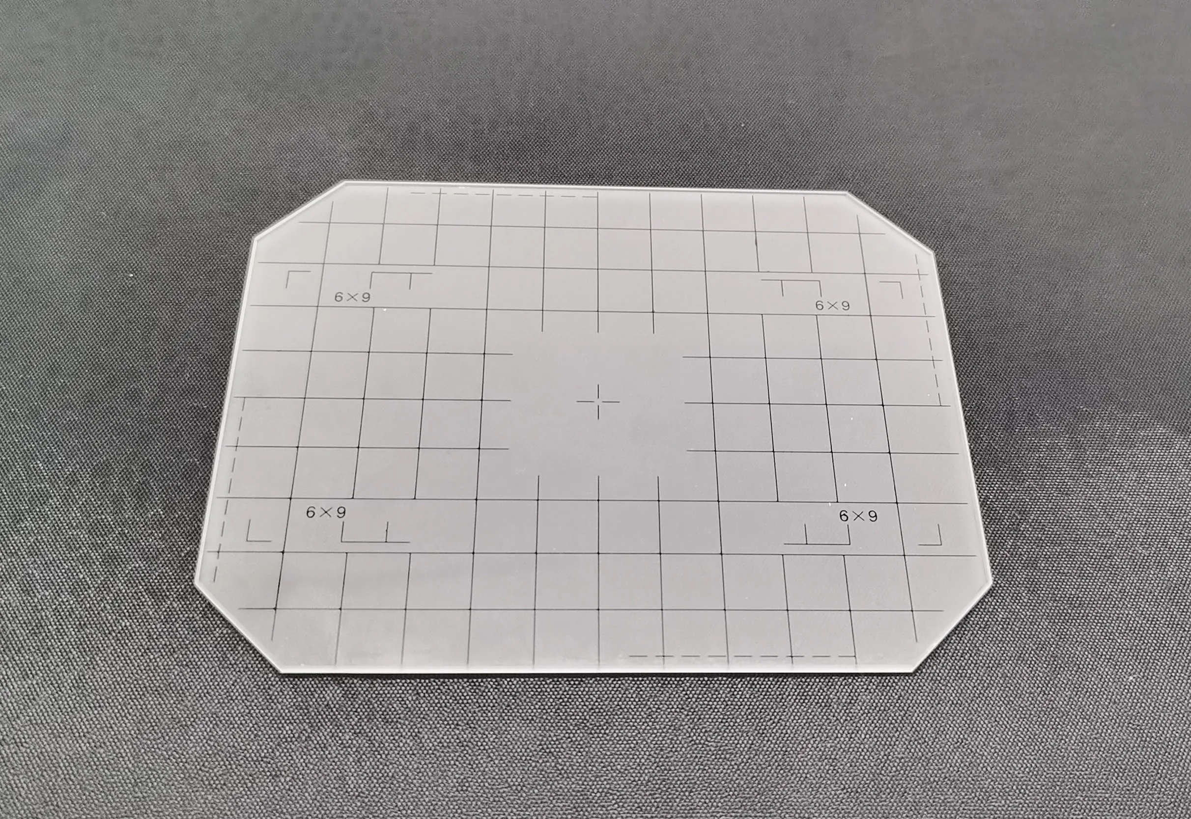 4X5 szklany ekran ogniskowania f/ Linhof jeździec Toyo Sinar w/siatka