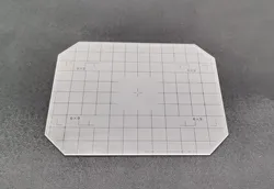 4X5 szklany ekran ogniskowania f/ Linhof jeździec Toyo Sinar w/siatka