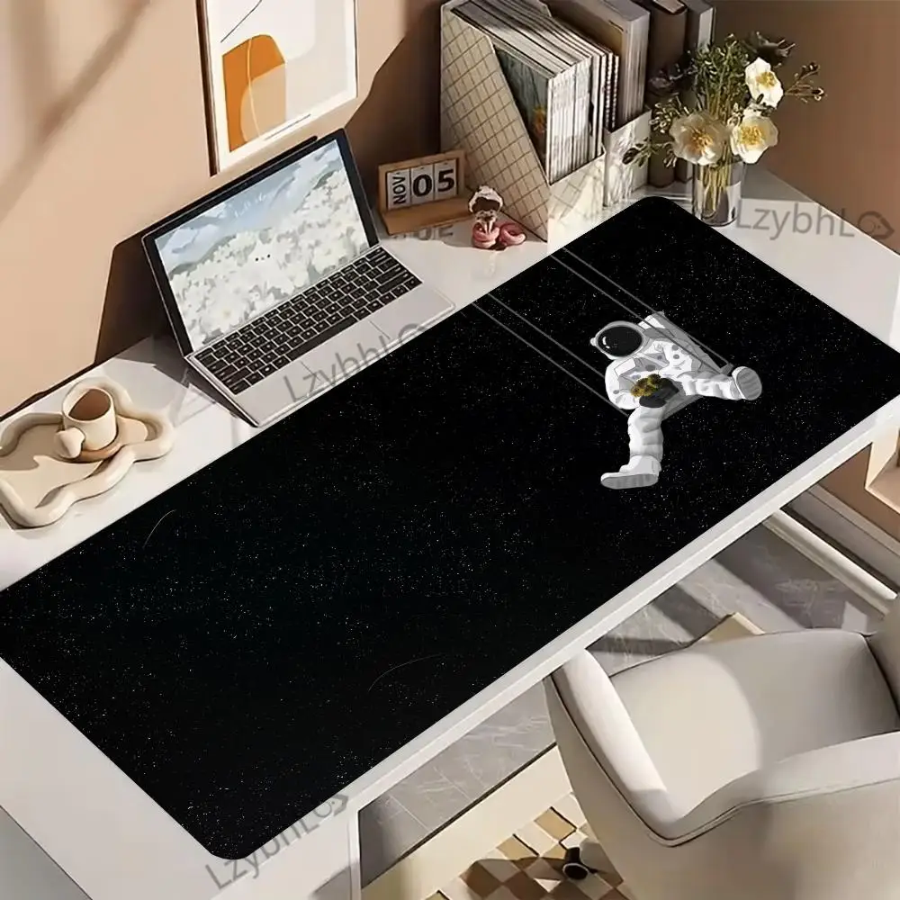 

Cartoon Astronaut Mouse Pad XXL Large Gaming Accessory Deskmats HD Non-Slip Rubber Computer Keyboard Mat Office Laptop Mousepad