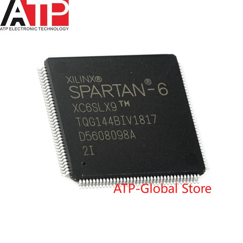 

Free shipping 1 PCS XC6SLX9-2TQG144I TQFP-144 XC6SLX9 FPGA Logic Chip IC Integrated Circuit Brand New Original ATP-Global