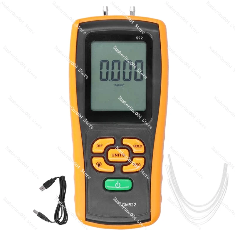 

Applicable to GM522 Pressure Meter Portable Manometer Digital Differential Gauge Testing Tool