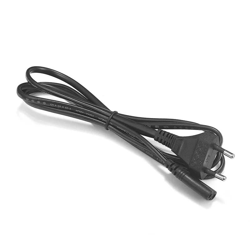 EU Power Cable 2 Porng Extension Cord C7 Figure 8 Euro Power Cord For Samsung LG Sony TV Monitor Power Supply PS3 XBox Charger