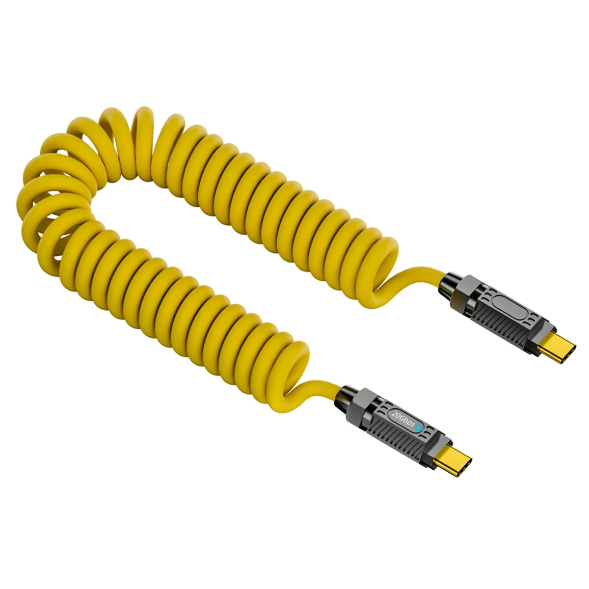 

ATP-PD 140 Вт, кабель для быстрой зарядки данных, 20 Гбит/с, 8K HD C-C, пружинный кабель, масштабируемый удлинитель типа C