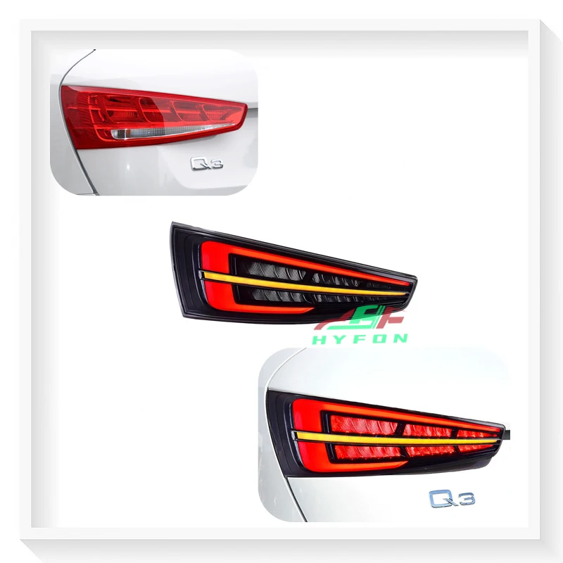 

For Audi Q3 2013-2018 Upgrade LED Full LED Rear Tail Light LED Streamlight Turn Signal Reversing Light Brake Light Plug and Play