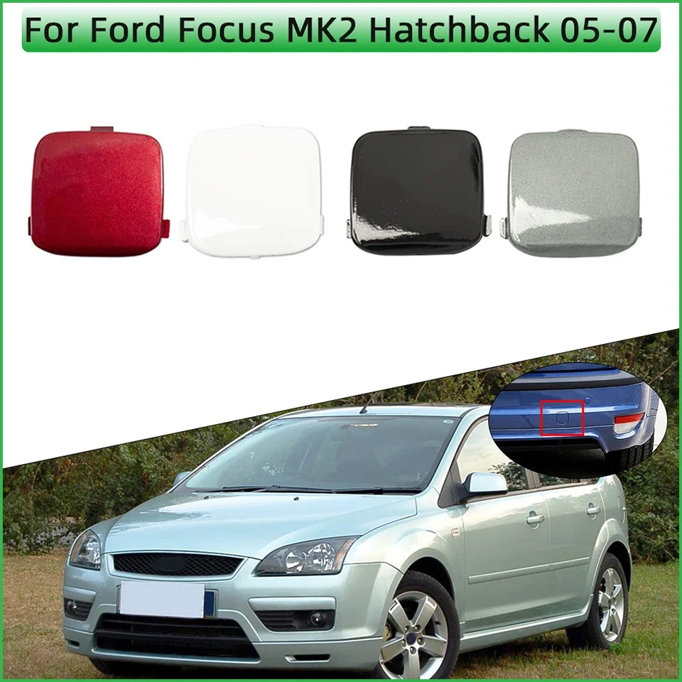 

Auto Rear Bumper Tow Hook Cover Cap For Ford Focus II MK2 Hatchback 2005 2006 2007 1323934 1353157 Towing Hauling Trailer Lid