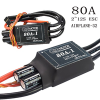 Brushless 80A ESC 2-12S High pressure Speed Controler  With 5.5V 5A BEC For  FPV Quadcopter  Airplanes Helicopter