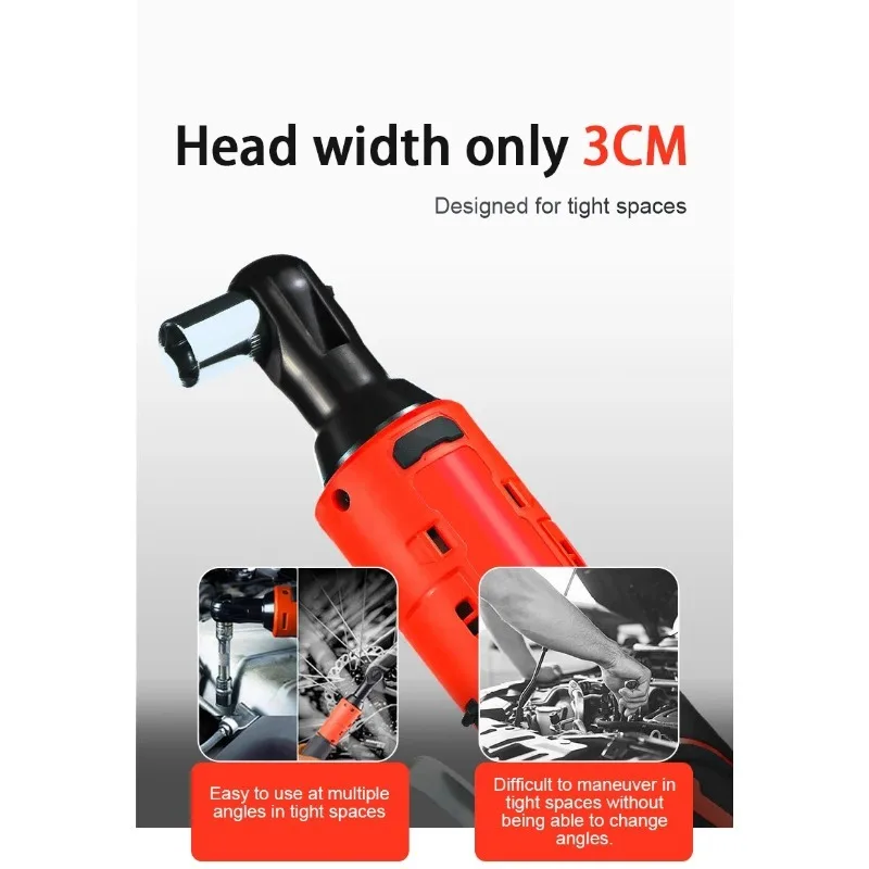 Electric Ratchet Truss Wrench 15cm Extended Ratchet Wrenches Angle 90 Degree Quick Right Angle Frame Ratchet Wrench