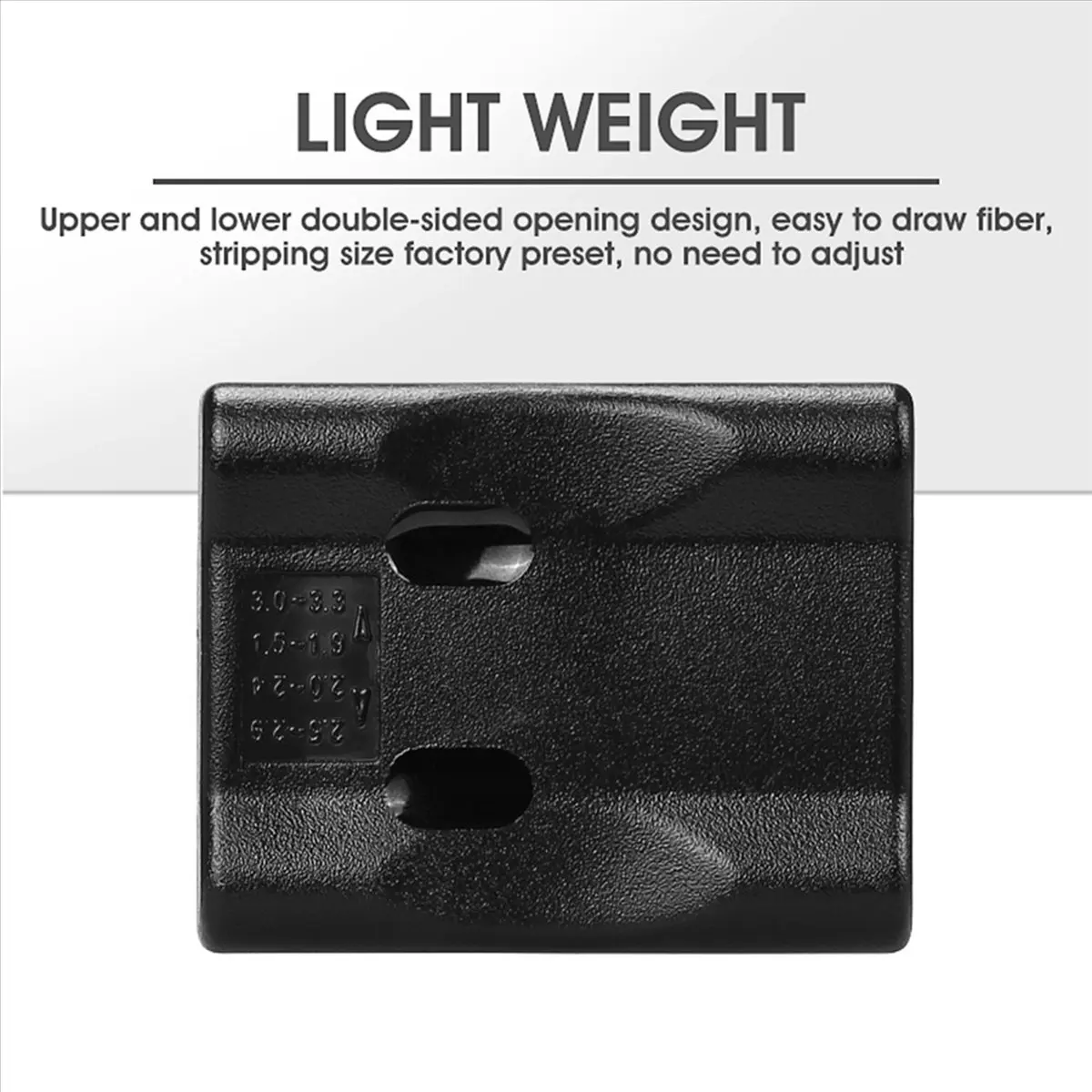 

2X Longitudinal Bundle Stripper Fiber Optical Loose Tube Cable Jacket Slitter 1.5-3.3Mm Fiber Stripp