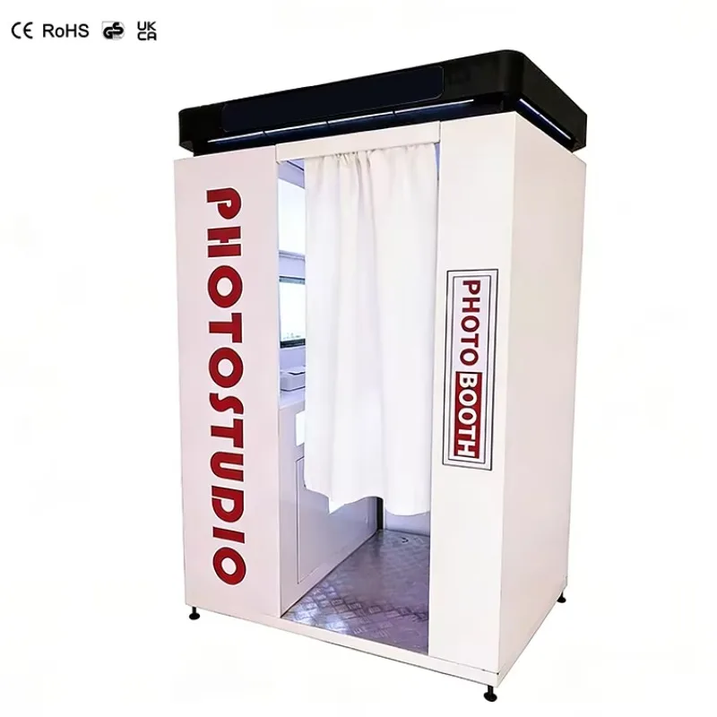 Quality Certified Photo Booth Vending Machine Customizable Digital Touch Screen Printer Camera for Party Event Self Service