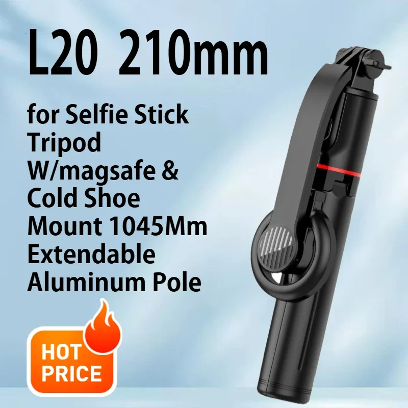 

L20 mini magnetic selfie stick tripod travel portable mobile phone stand Bluetooth remote control photo live broadcast artifact