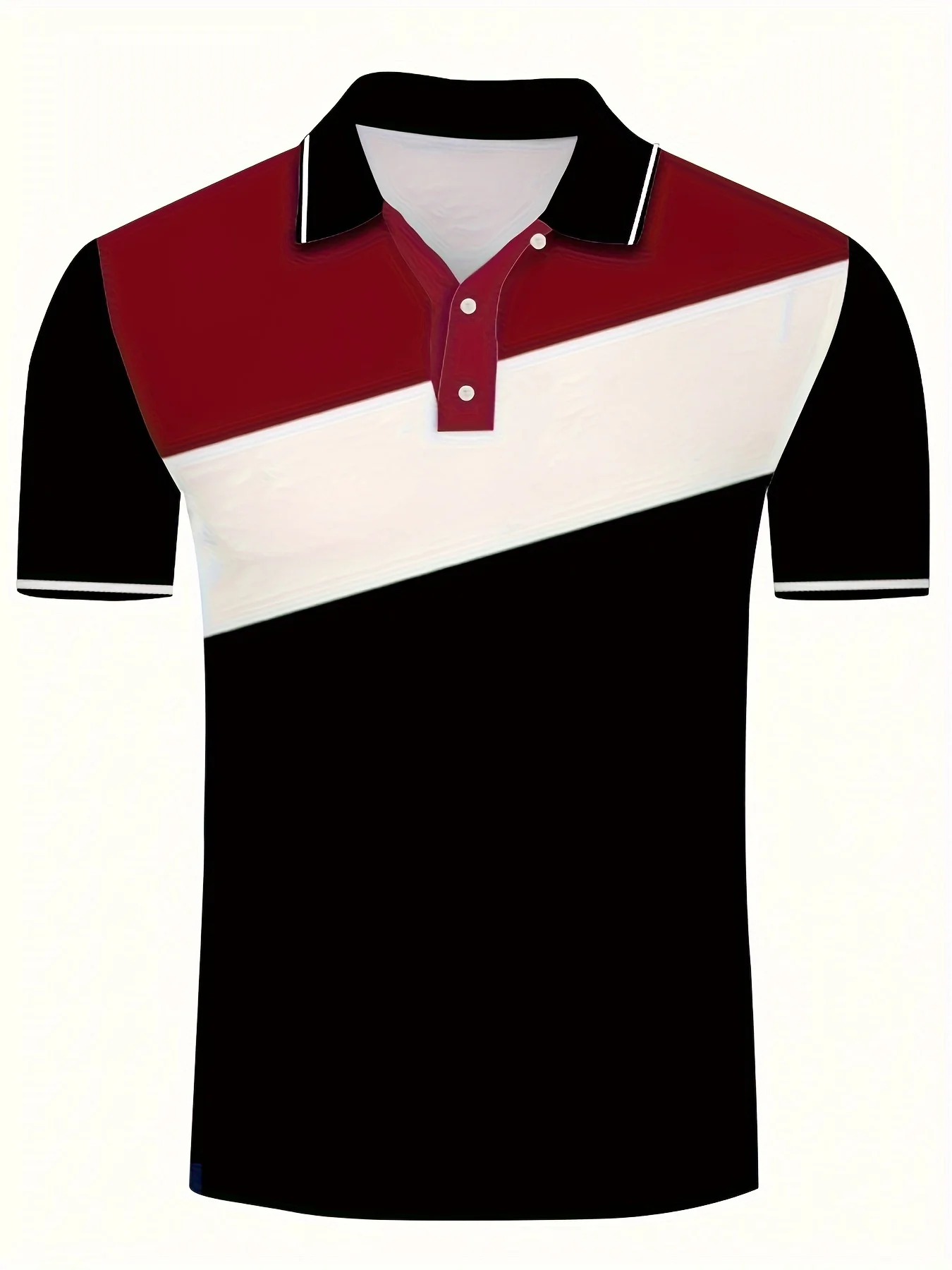 

Повседневная мужская рубашка с короткими рукавами и геометрическим узором, модная мужская рубашка для игры в гольф, мужской подарок