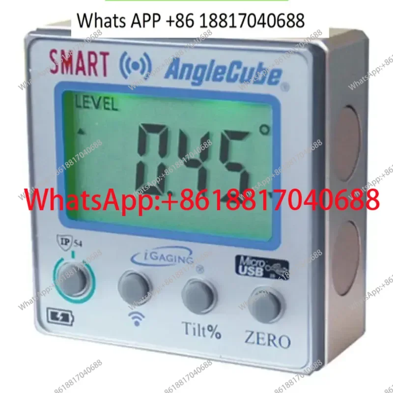 

IP54 ANGLECUBE angle meter with or without intelligent wireless data output