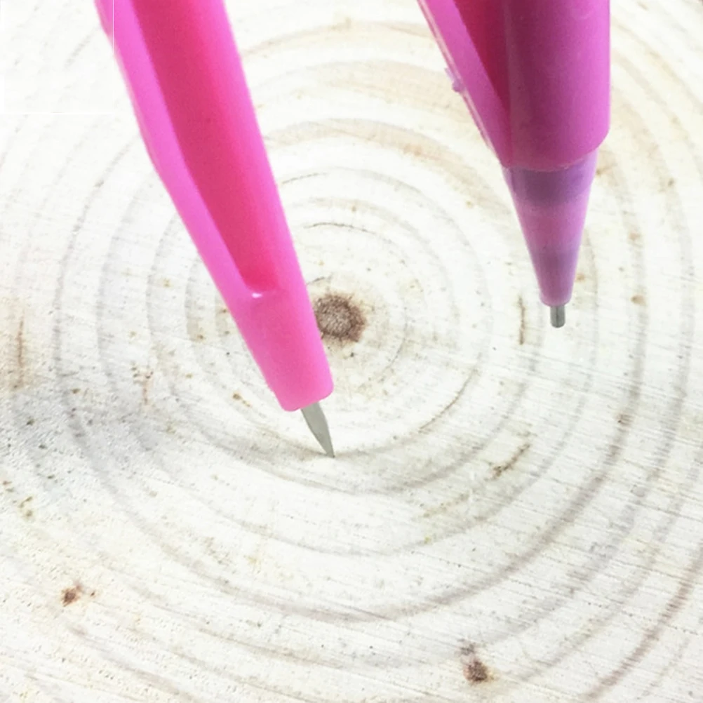 Juego de brújula automática para lápiz, herramienta de precisión ABS para estudiantes, para dibujo geométrico, uso escolar, estuche de almacenamiento con montaje de tornillo incluido, 3 uds.