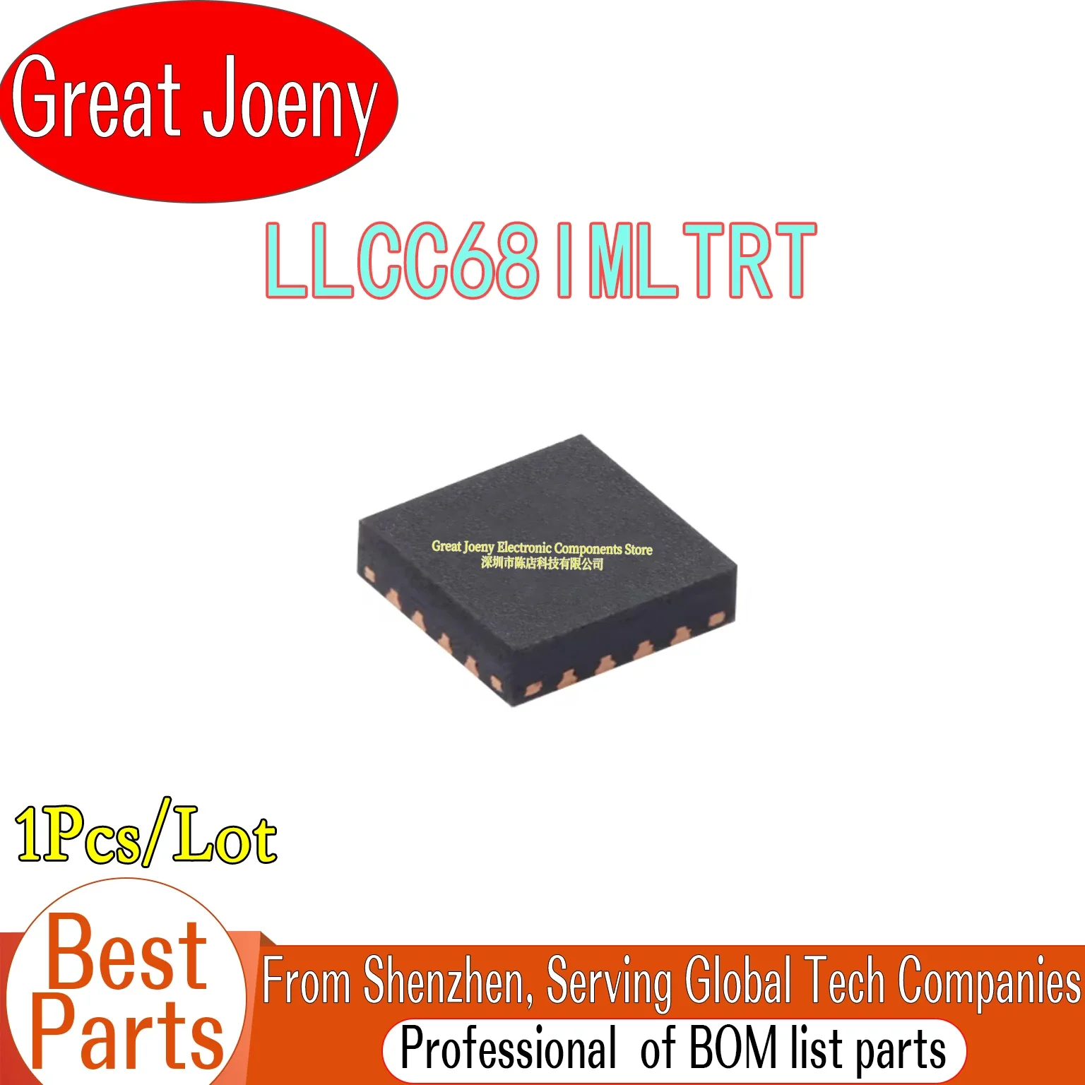 LLCC68 LLCC68IMLTRT IC Chipset QFN-24 Bulk Best Price