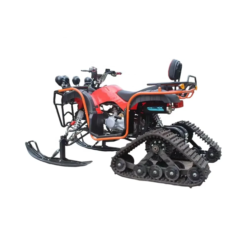 Factory Export 200cc 4-Stroke Automatic 2WD ATV Snowmobile Quad Bike  100km Chain Drive