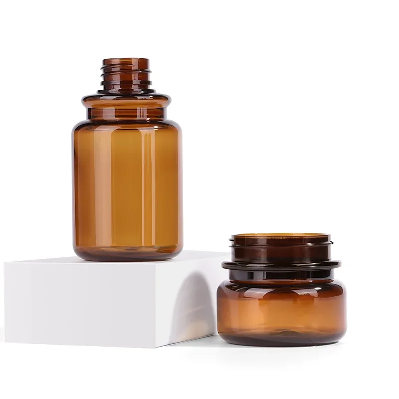 40ml-120ml Amber Empty Spray Lotion Bottles Brown Refillable Bottle Aromatherapy Perfume Mini Bottle Cosmetic Containers 1pcs