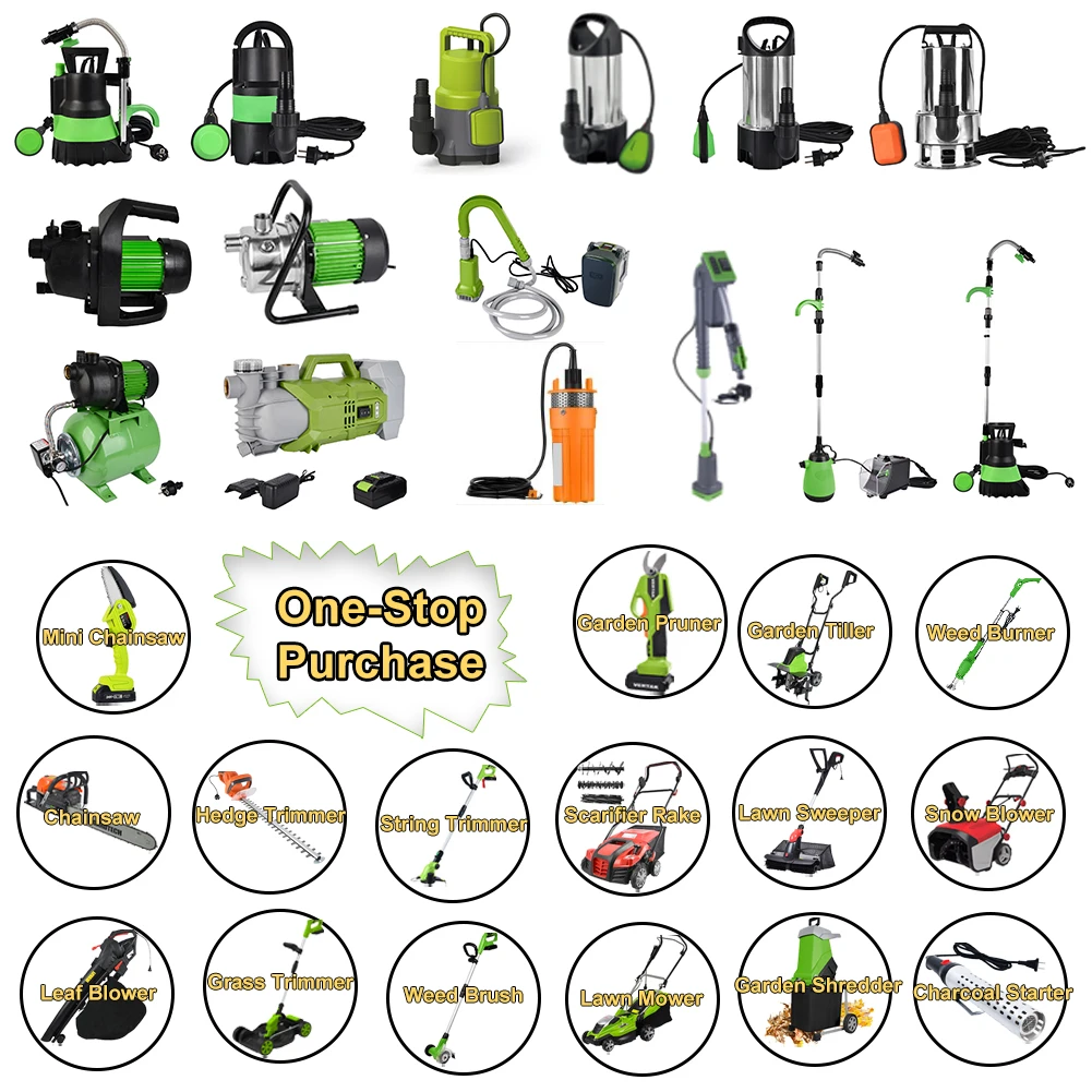Vertak 750W Submersible Automatic Dirty Sump Water Pumping Machine Portable Garden Lawn Irrigation Spray Pump view 3